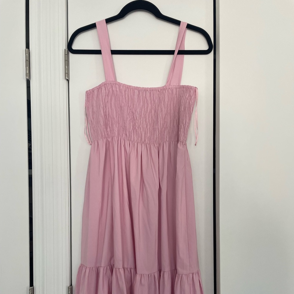 Zara Tiered Poplin Dress